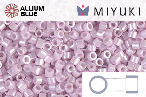 MIYUKI Delica® Seed Beads (DB1534) 11/0 Round - Opaque Pale Rose Ceylon