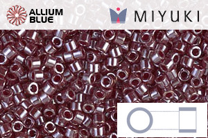 MIYUKI Delica® Seed Beads (DB1565) 11/0 Round - Opaque Currant Luster
