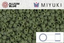 MIYUKI Delica® Seed Beads (DB0757) 11/0 Round - Matte Opaque Vermillion Red
