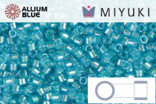 MIYUKI Delica® Seed Beads (DB1845) 11/0 Round - DURACOAT Galvanized Sea Green