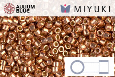 MIYUKI Delica® Seed Beads (DB2122) 11/0 Round - DURACOAT Op Catalina