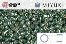 MIYUKI Delica® Seed Beads (DB2125) 11/0 Round - Duracoat Op Sea Opal