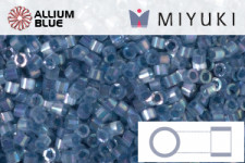 MIYUKIデリカビーズ (DB1112) 11/0 丸 - Transparent Crystal Ivory