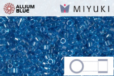 MIYUKI Delica® Seed Beads (DB1860) 11/0 Round - Silk Deep Capri Blue