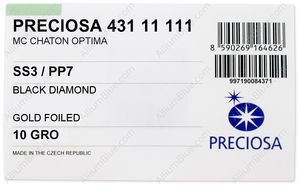 PRECIOSA Chaton O ss3/pp7 bl.diam G factory pack