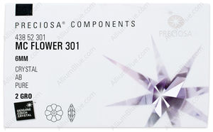PRECIOSA Loch Flower 1H 6 crystal AB factory pack