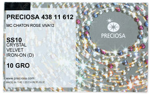 PRECIOSA Rose VIVA12 ss10 crystal HF Vel factory pack