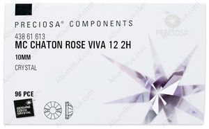 PRECIOSA Chat.Rose VIVA12 2H 10mm cr. S factory pack
