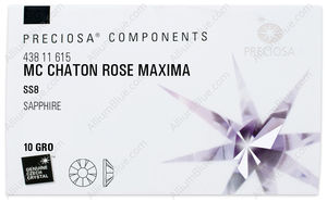 PRECIOSA Rose MAXIMA ss8 sapphire HF factory pack