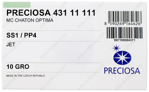 PRECIOSA Chaton MAXIMA ss1/pp4 jet DF factory pack