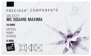 PRECIOSA Square MXM 4x4 crystal DF Hon factory pack