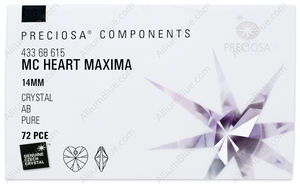 PRECIOSA Heart Pend. MXM 1H 14 crystal AB factory pack