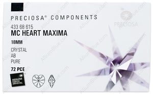 PRECIOSA Heart Pend. MXM 1H 18 crystal AB factory pack
