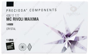 PRECIOSA Rivoli MXM 14 crystal DF factory pack