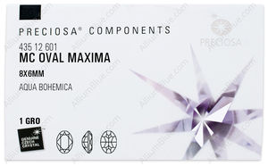 PRECIOSA Oval MXM 8x6 aqua Bo DF factory pack