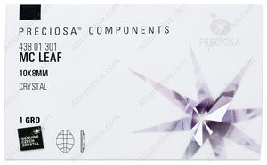 PRECIOSA Leaf MXM FB 10x8 crystal HF factory pack
