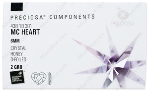 PRECIOSA Heart MXM FB 6 crystal DF Hon factory pack