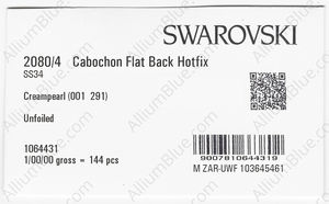 SWAROVSKI 2080/4 SS 34 CRYSTAL CR.PRL. HF factory pack