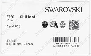 SWAROVSKI 5750 13MM CRYSTAL factory pack