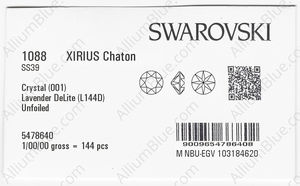 SWAROVSKI 1088 SS 39 CRYSTAL LAVENDER_D factory pack