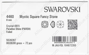 SWAROVSKI 4460 8MM CRYSTAL PARADSH F factory pack