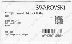 SWAROVSKI 2078/H SS 20 DENIM BLUE A HF PR factory pack