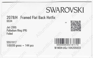 SWAROVSKI 2078/H SS 34 JET A HF PR factory pack