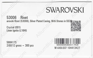 SWAROVSKI 53006 082 001L164I factory pack