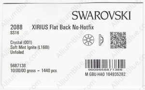 SWAROVSKI 2088 SS 16 CRYSTAL SMINT_I factory pack
