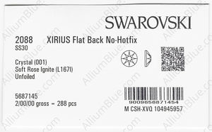 SWAROVSKI 2088 SS 30 CRYSTAL SROSE_I factory pack