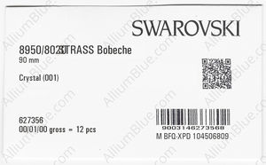SWAROVSKI 8950 NR 802 090 CRYSTAL B factory pack