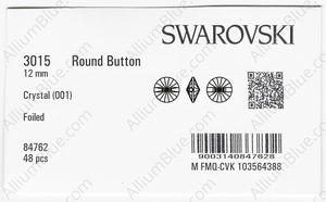 SWAROVSKI 3015 12MM CRYSTAL M factory pack