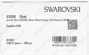 SWAROVSKI 53006 082 206 factory pack